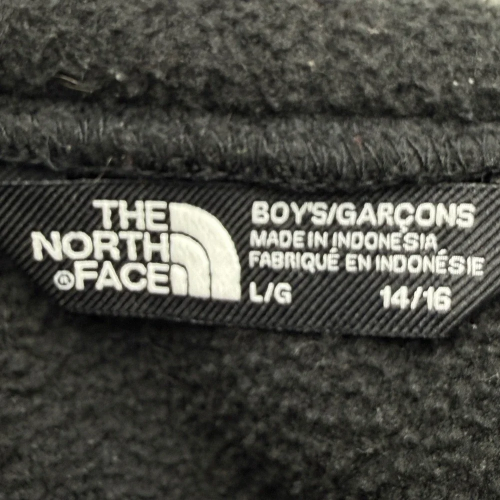 North Face Jacket Boys Large 14/16 Blue Triclimate DryVent 3-in 1 Full Zip Hood